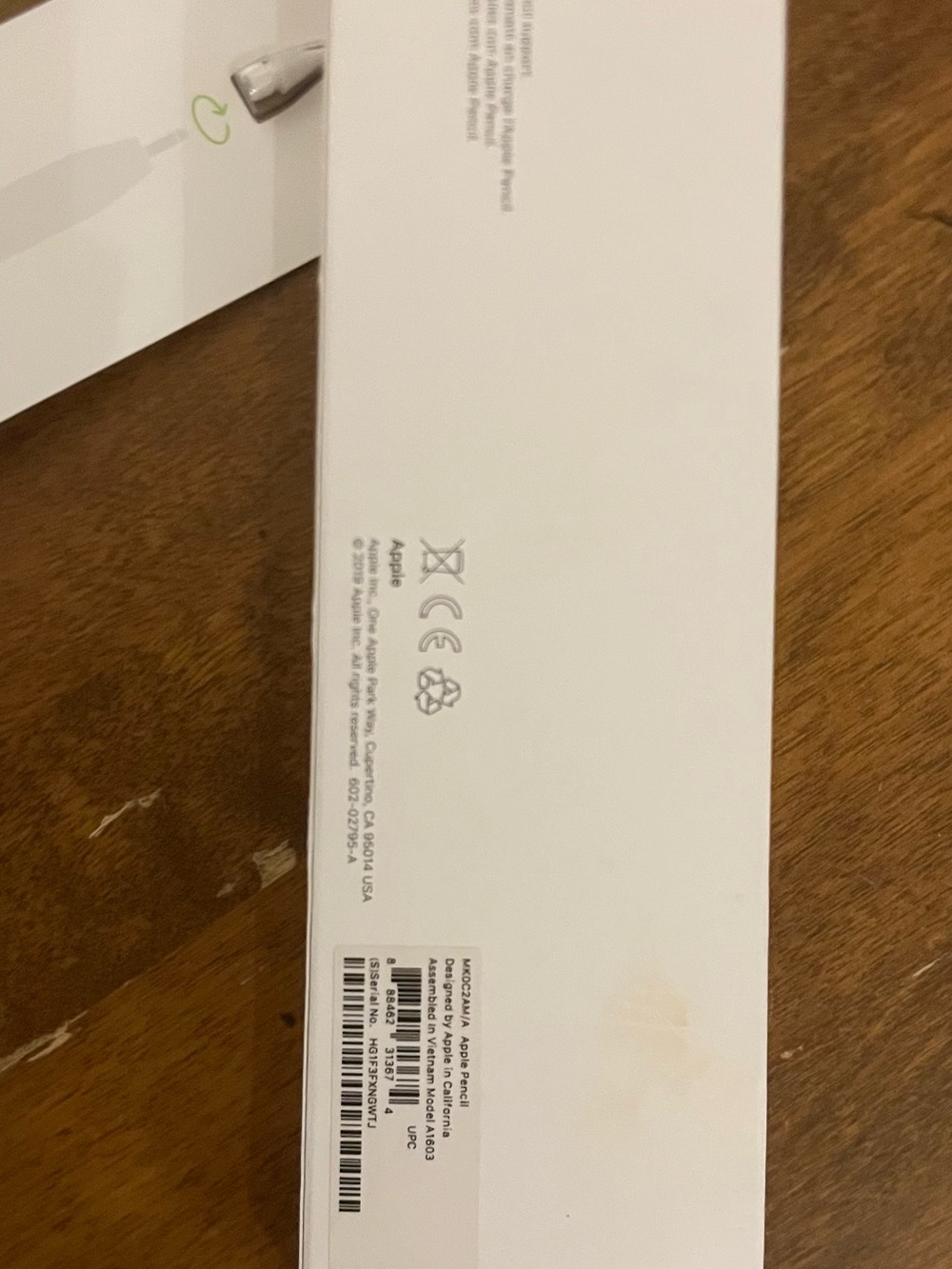 Apple Replacement Tip White Stylus Packaging